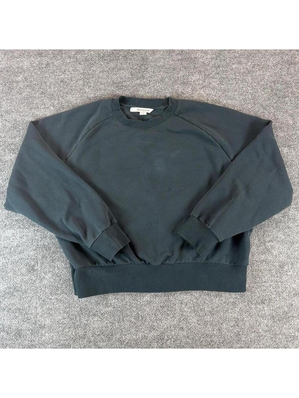 Athleta Green Women's Sweatshirt Size Large - Athleisure, Activewear, Exercise